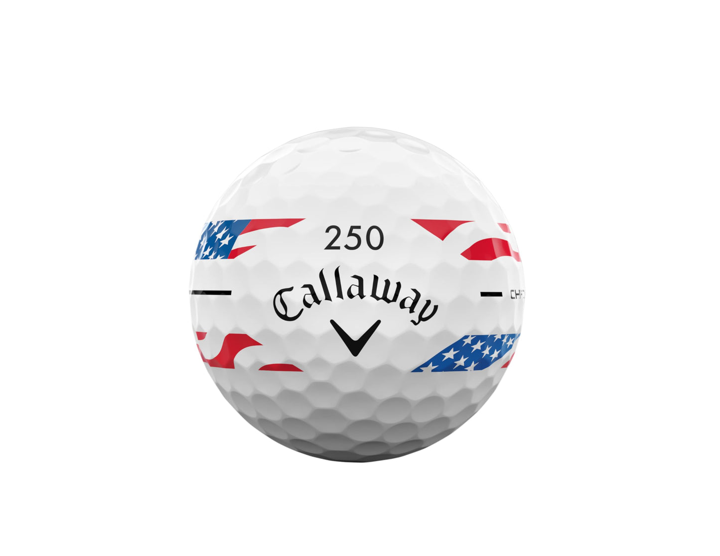Callaway 2026 Chrome Tour USA Stripe Golf Balls - Dozen