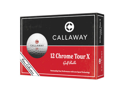 Callaway 2026 Chrome Tour X Retro Golf Balls - Dozen