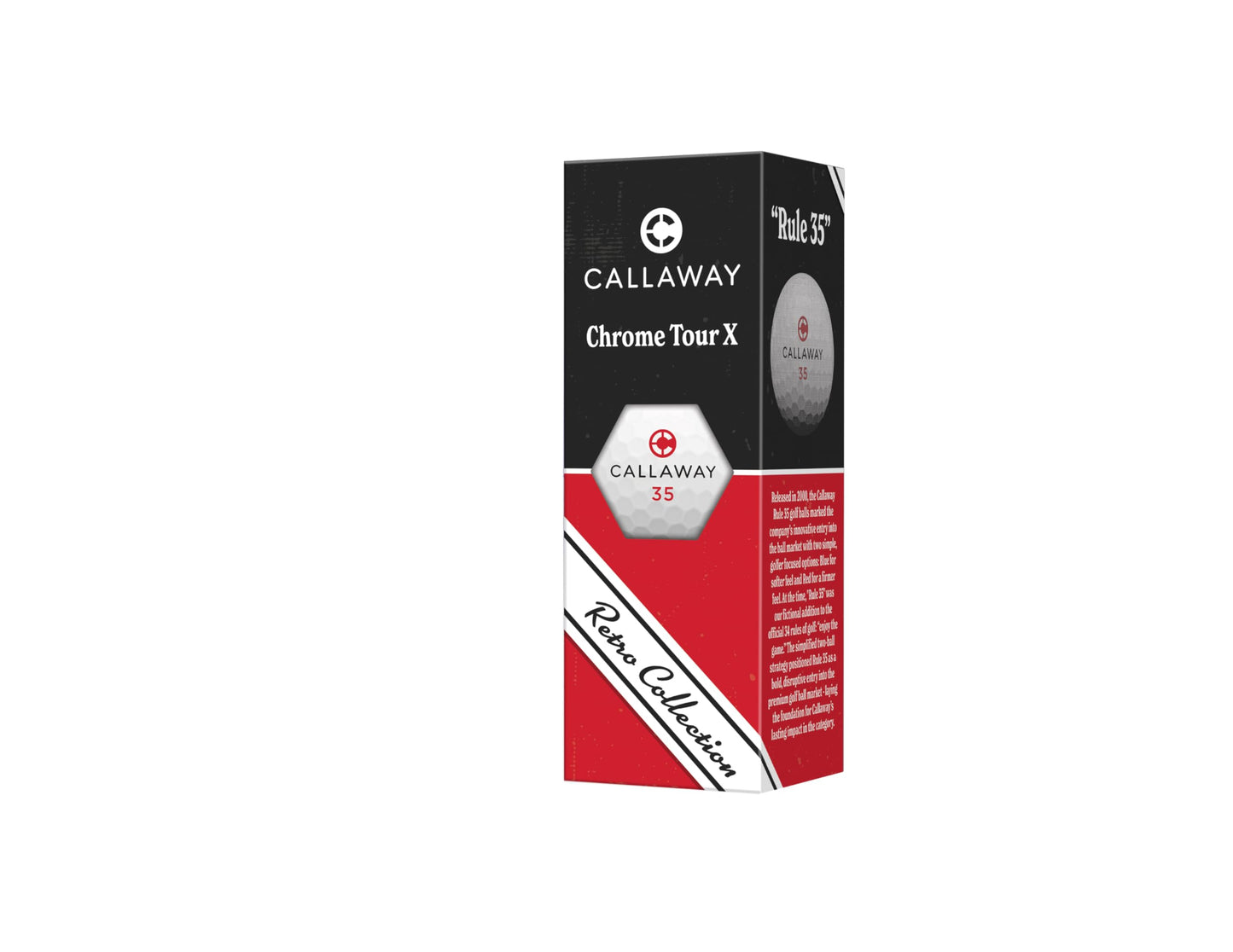 Callaway 2026 Chrome Tour X Retro Golf Balls - Dozen
