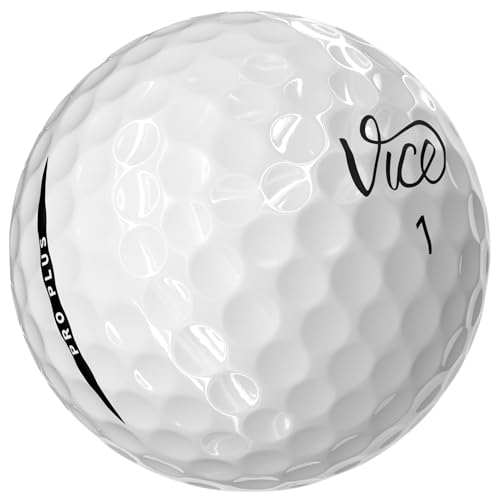 Vice Pro Plus Golf Balls - White