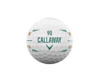 Callaway Limited Edition 2026 Chrome Tour Golf Balls - Dozen - April Major Stripe