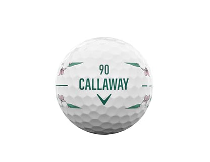 Callaway Limited Edition 2026 Chrome Tour Golf Balls - Dozen - April Major Stripe