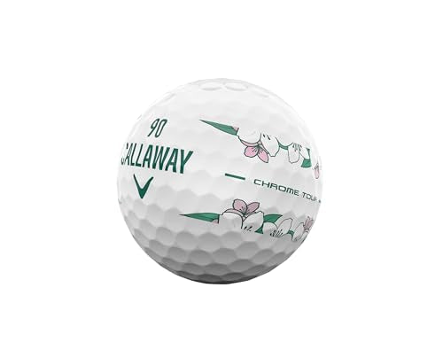 Callaway Limited Edition 2026 Chrome Tour Golf Balls - Dozen - April Major Stripe