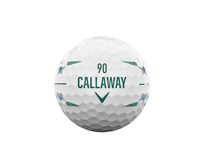 Callaway Limited Edition 2026 Chrome Tour Golf Balls - Dozen - April Major Stripe