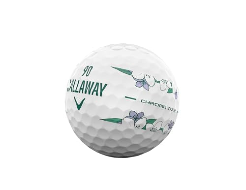 Callaway Limited Edition 2026 Chrome Tour Golf Balls - Dozen - April Major Stripe