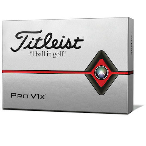 Titleist 2019 Pro V1x Golf Balls - High Number - White