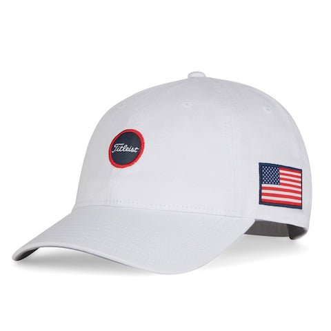 Stars & Stripes Montauk Garment Wash White/Navy Hat