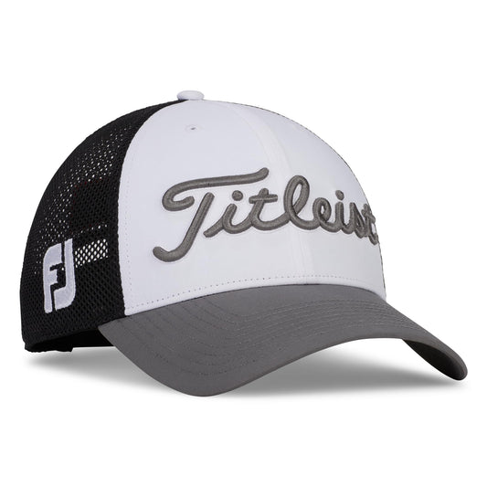 Titleist Tour Performance Mesh White/Black/Charcoal