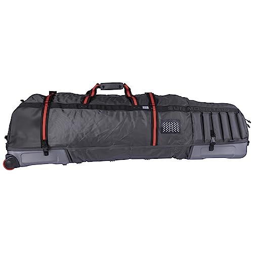 Sun Mountain Kube Travel Cover - Sun Mountain Kubesteel-Blk-Rush Red