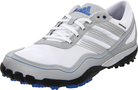 Adidas PureMotion Golf Shoe - White/Black/Blue - Size 8.5