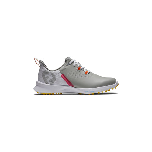 FootJoy Fuel Women Spikeless Laced Grey/White/Yellow - 92372