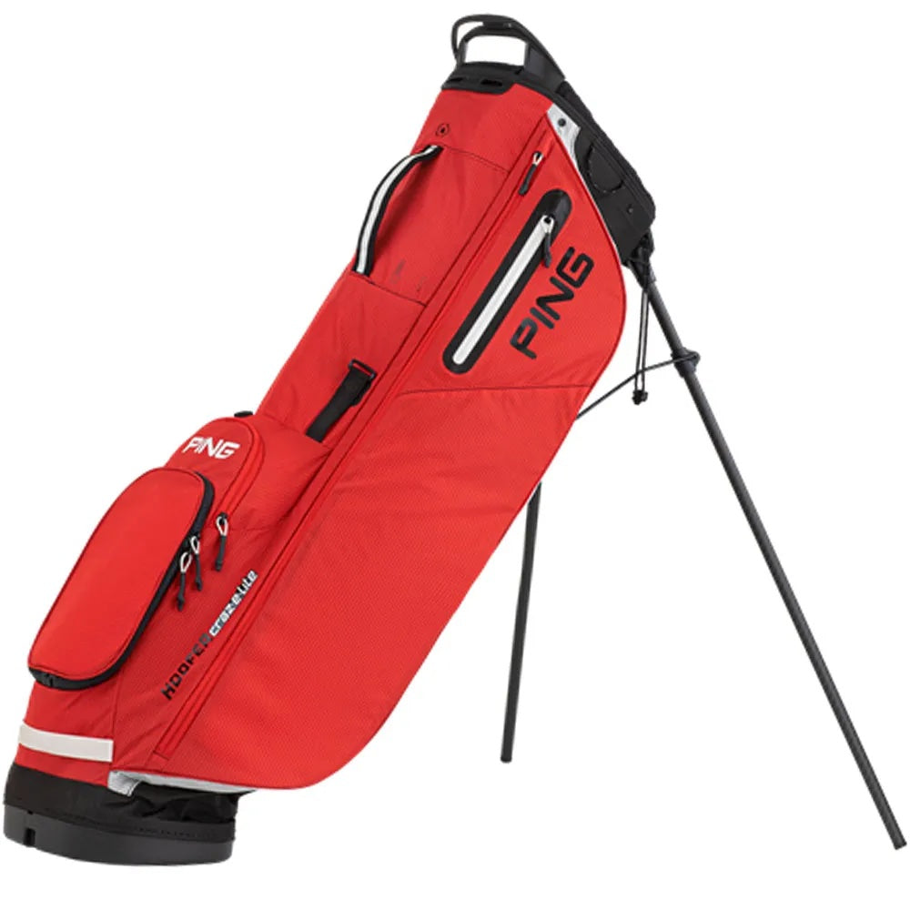 PING 201 Hoofer Craz-e-Lite Stand Bag - Red / Black / White