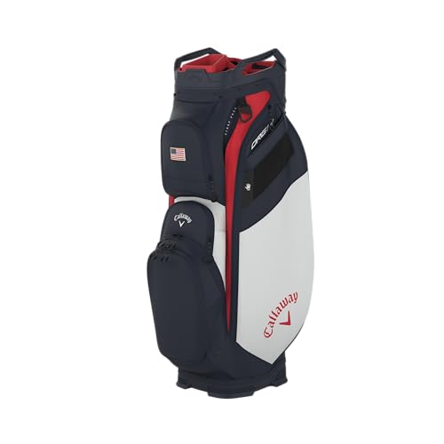 Callaway ORG 14 Cart Bag - Red/Navy/White/Flag