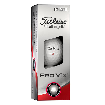 Titleist 2024 Pro V1X Enhanced Alignment Golf Balls - Black