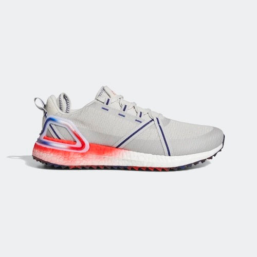 Adidas SOLARTHON Golf Shoes - Grey / Red / Blue