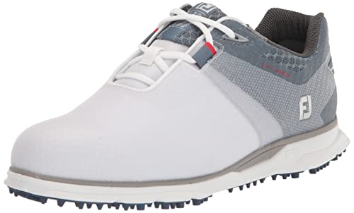 FootJoy Pro SL Sport Spikeless Golf Shoes - White/Blue