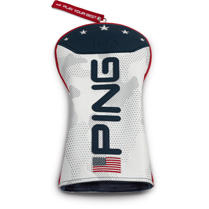 PING 242 Patriot Driver Headcover - White Camo