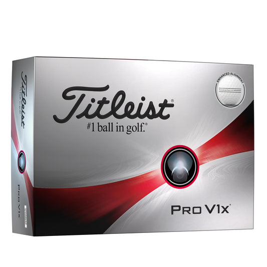 Titleist 2024 Pro V1X Enhanced Alignment Golf Balls - Black