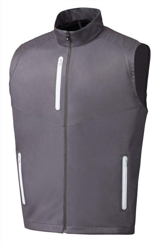 FootJoy Full-Zip Lightweight Vest - Charcoal