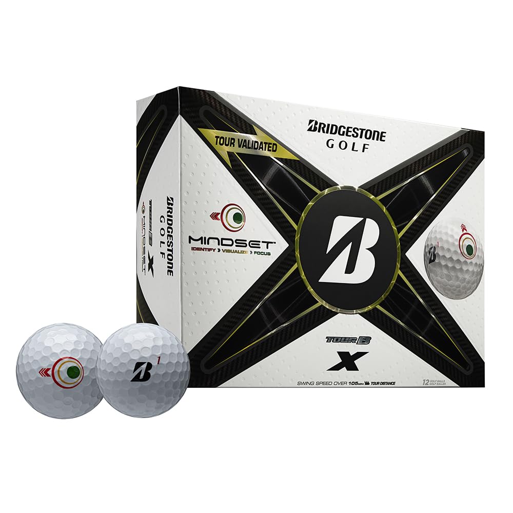 Bridgestone Tour B X Mindset Golf Balls - Dozen