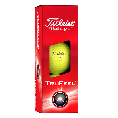 Titleist TruFeel Golf Balls - Yellow - Dozen