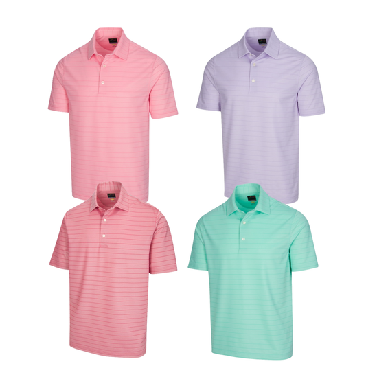 Greg Norman Freedom Micro Stripe Polo