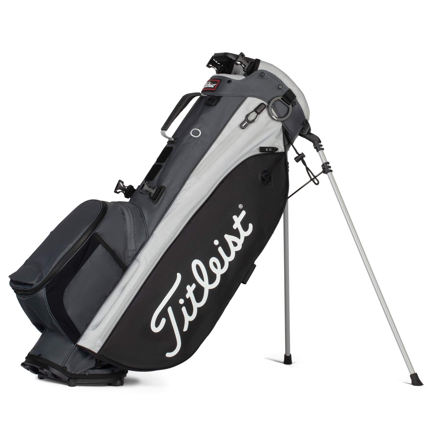 Titleist Players 4 Plus Stand Bag - Charcoal / Black / Gray