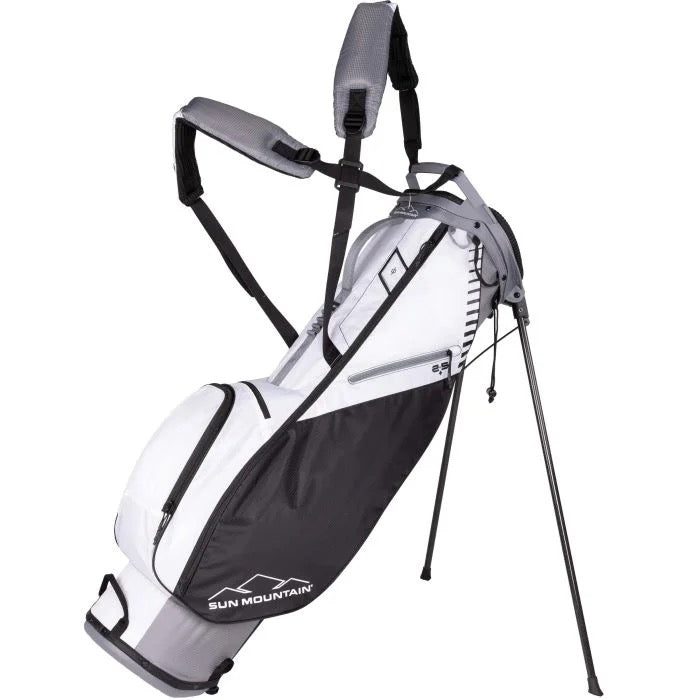 NEW Sun Mountain 2.5+ Stand Bag 2023 - Nickel/White/Black