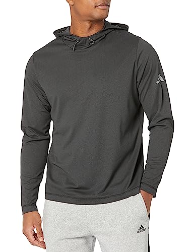 Adidas Lightweight Hoodie - Black / Grey - M