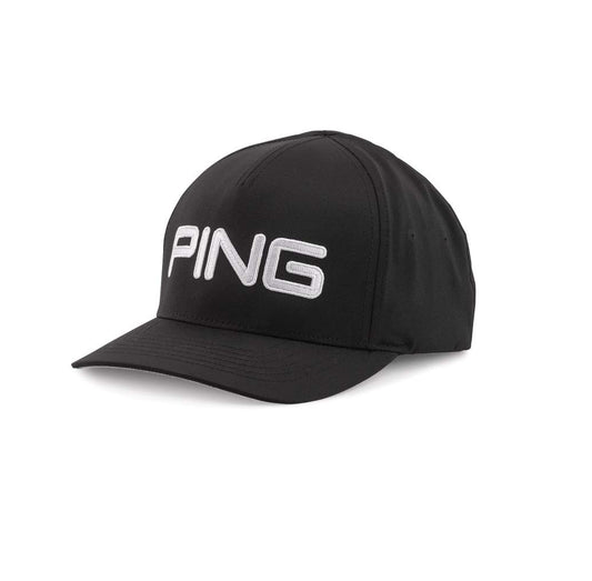 PING 201 Stuctured Hat - Black / White - L/XL