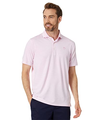 Puma AP MATTR Traditions Polo - Pale Pink-Bright White - XXL