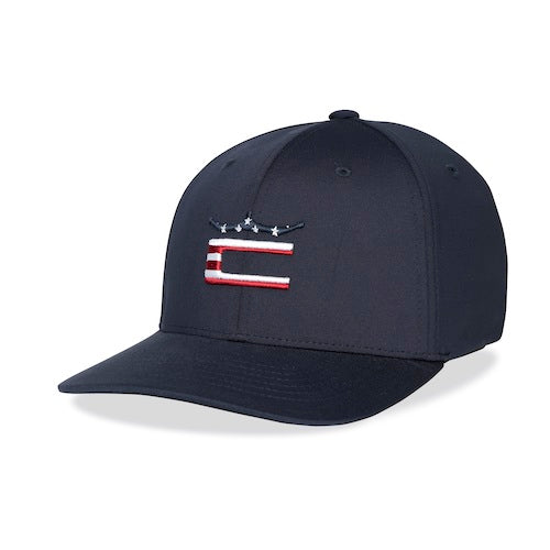 Cobra 2022 Stars and Stripes Crown C Snapback Hat - Navy Blazer
