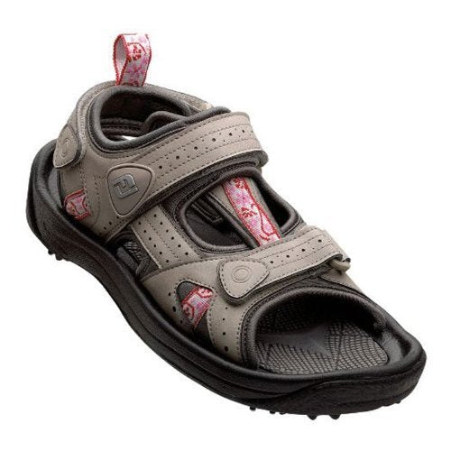Women'S Footjoy Greenjoys Sandal - Gray/Pink