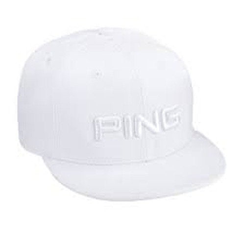 PING Badge Cap - White - Junior Size