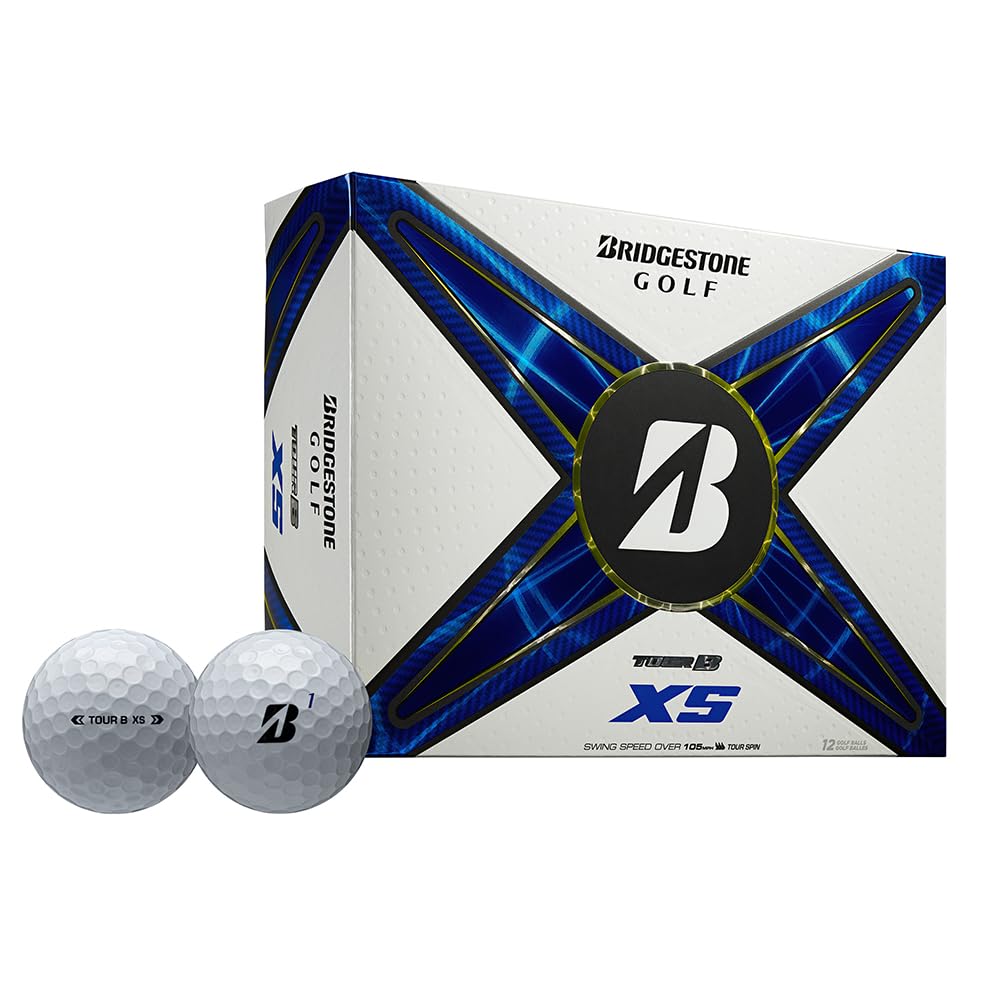 Bridgestone Tour B XS Golf Balls - White - Dozen