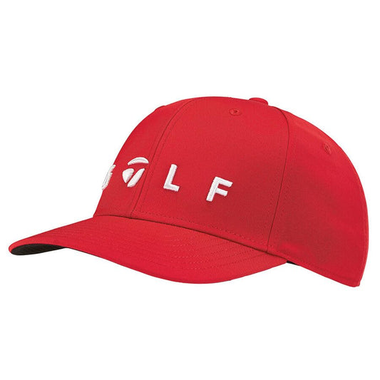 TaylorMade 2022 Lifestyle Golf Logo Hat - Red - ADJ