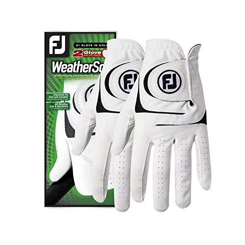 FootJoy Weathersof Men's Golf Gloves - 2 Pack - MRH - 66157 (Previous Season)