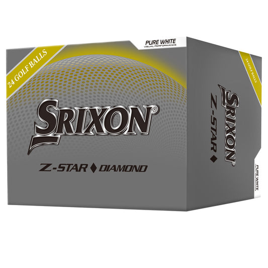 Srixon Z-Star Diamond golf balls packaging on a white background