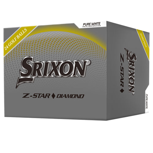 Srixon Z-Star Diamond golf balls packaging on a white background