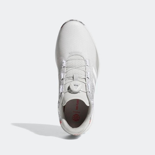 Adidas S2G SL Junior Golf Shoes - White / Grey