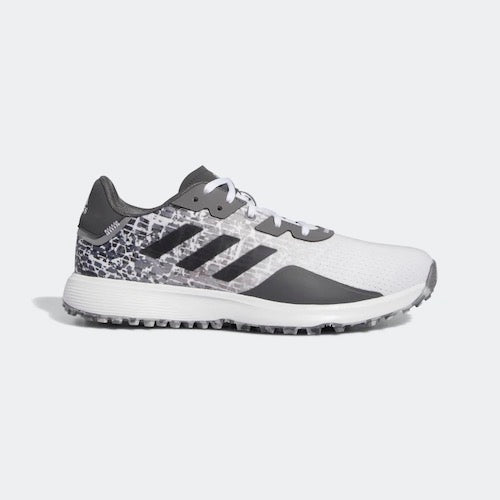 Adidas S2G SL Junior Golf Shoes - White / Grey