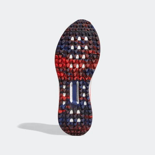 Adidas SOLARTHON Golf Shoes - Grey / Red / Blue
