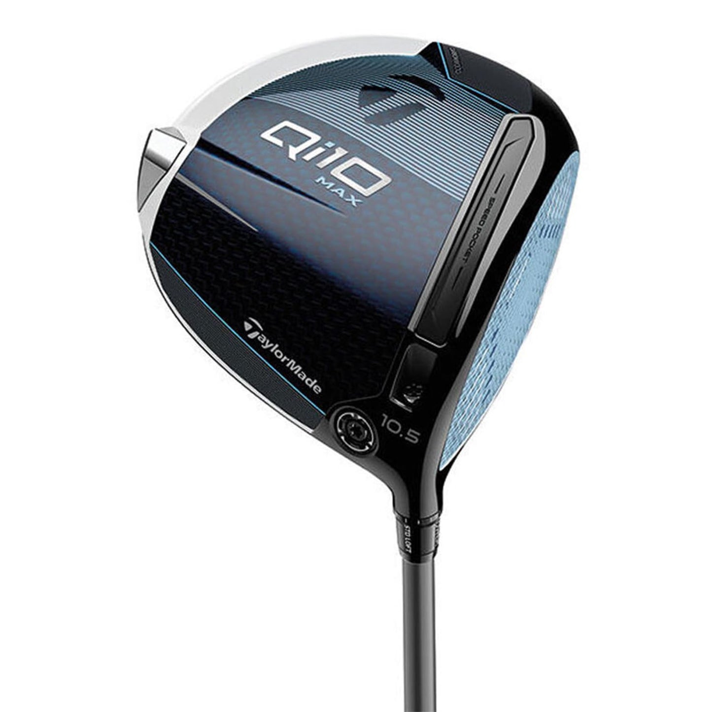 TaylorMade Qi10 Max Designer Series Driver - Blue/White 10.5 RH - S-Flex