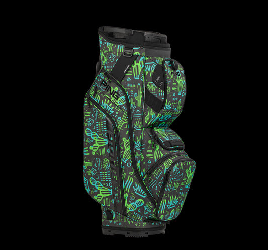 PING 214 Pioneer Cart Bag - Neon Cactus