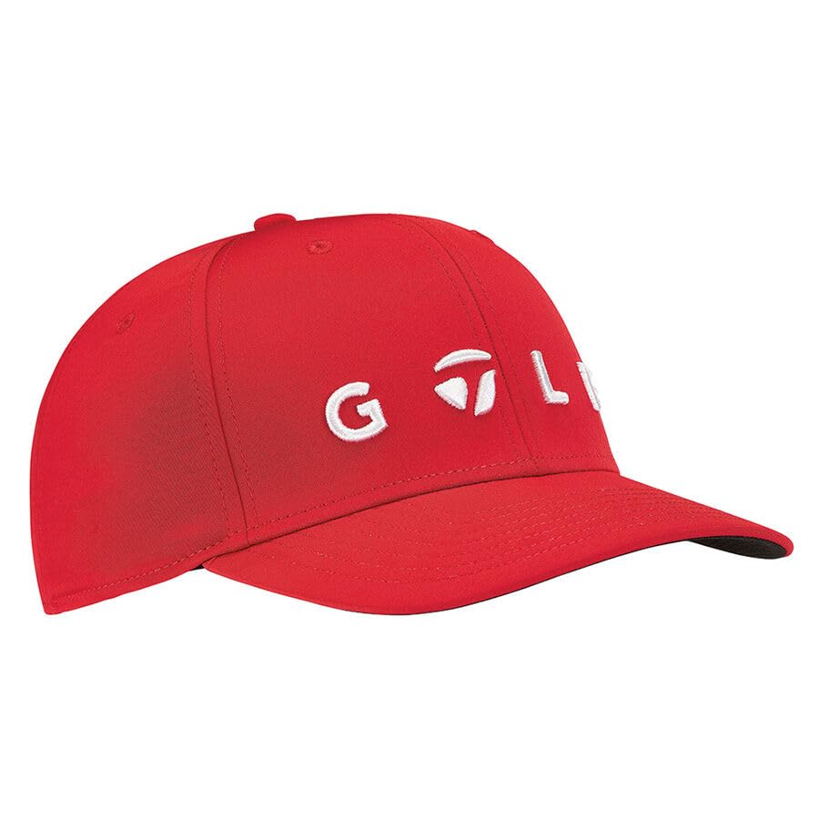 TaylorMade 2022 Lifestyle Golf Logo Hat - Red - ADJ