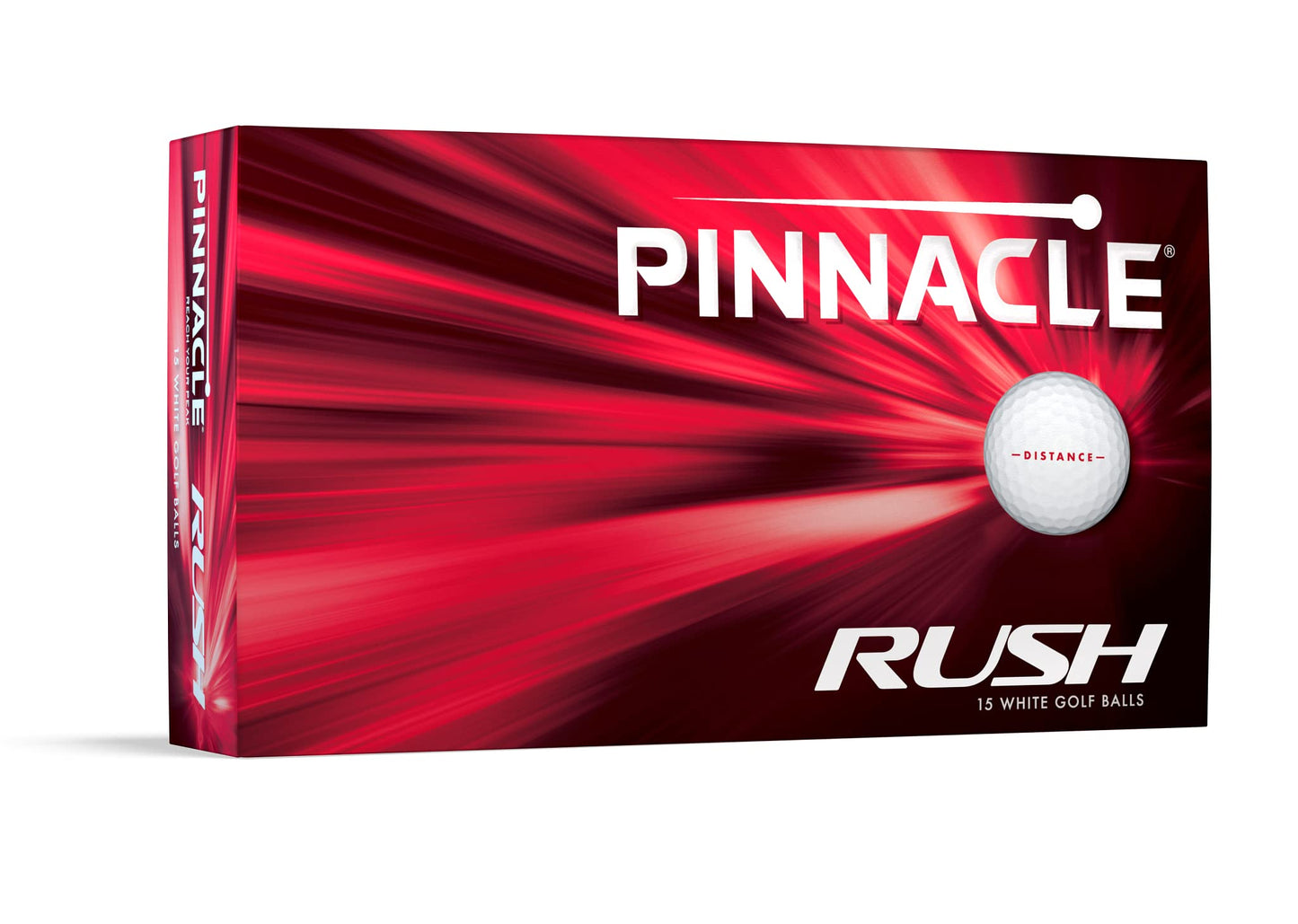 Pinnacle Rush Golf Balls - White - 15 Ball Pack