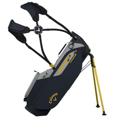 Callaway Fairway C Stand Bag - Silver/Midnight/Golden Rod