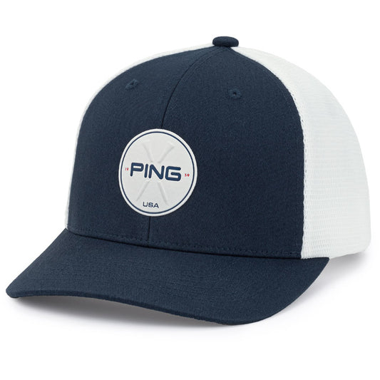 PING 232 Stars & Stripes Trucker Cap - Navy