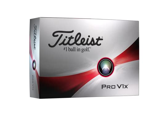 Titleist Pro V1x 2023 Play Number Golf Balls - White