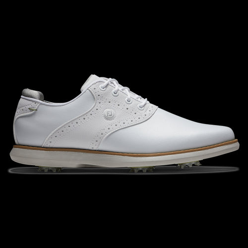 FootJoy Women's Traditions Golf Shoes - White / White